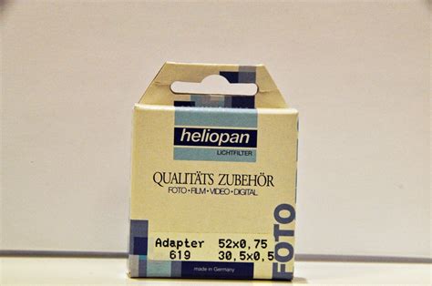 Heliopan Lichtfilter.